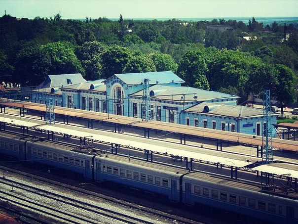 Вокзал станции Люботин